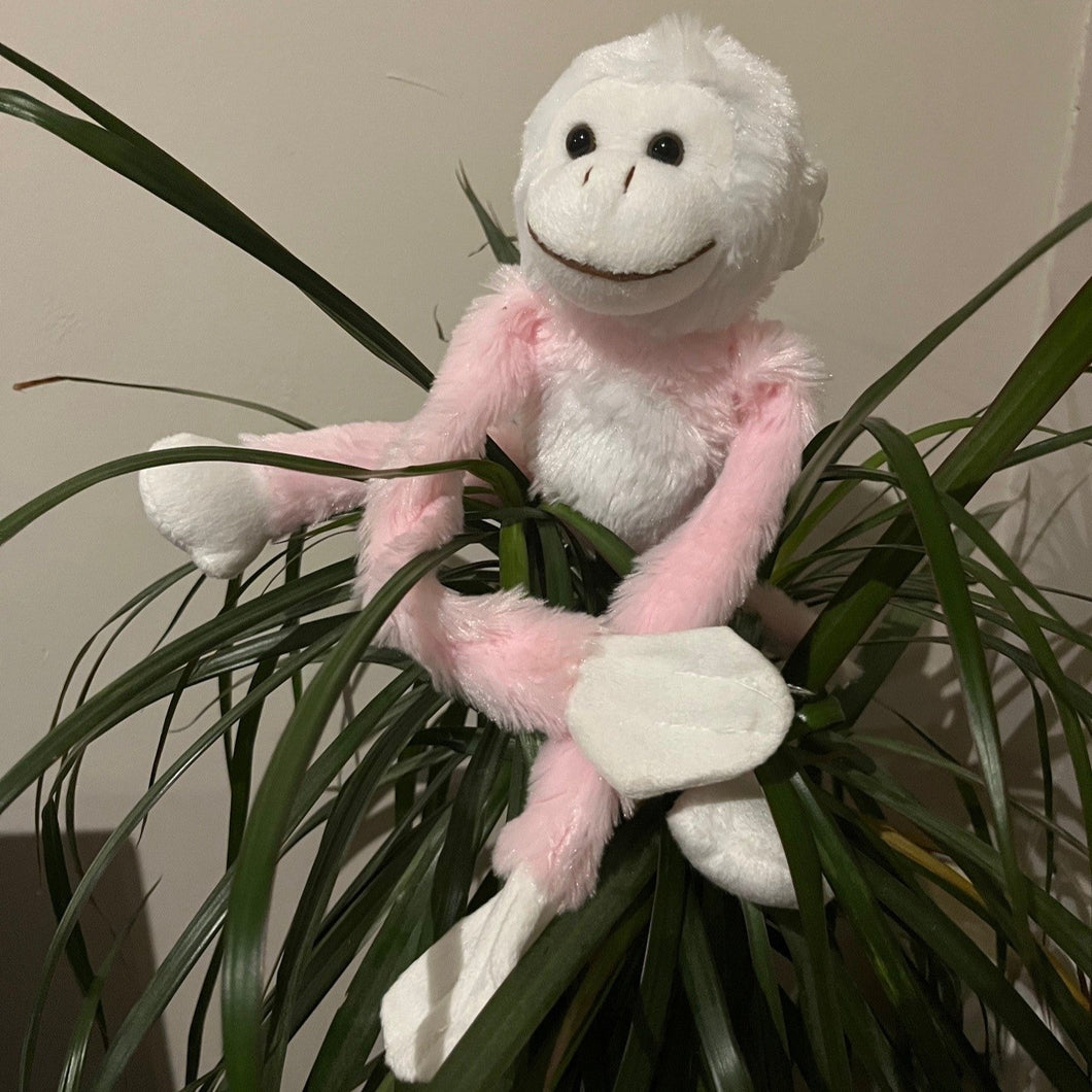 Kleine roze aap
